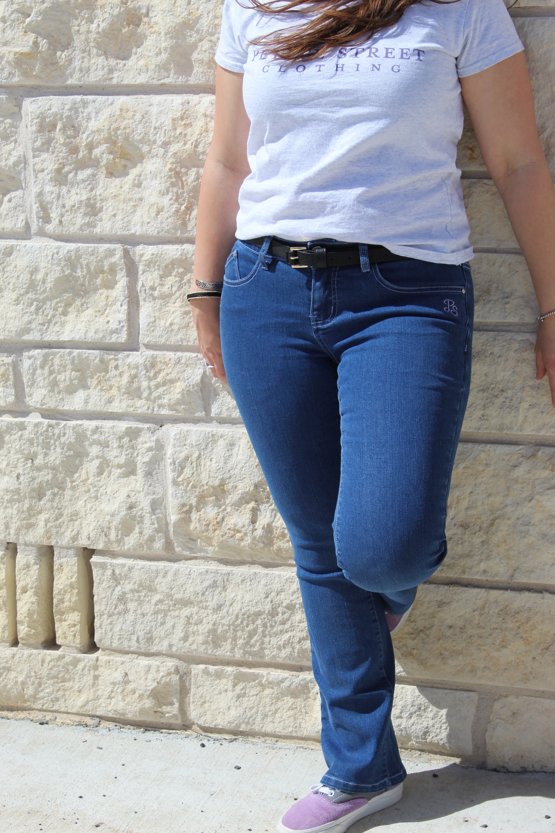 Addie Bootcut Jean for petite women dark wash