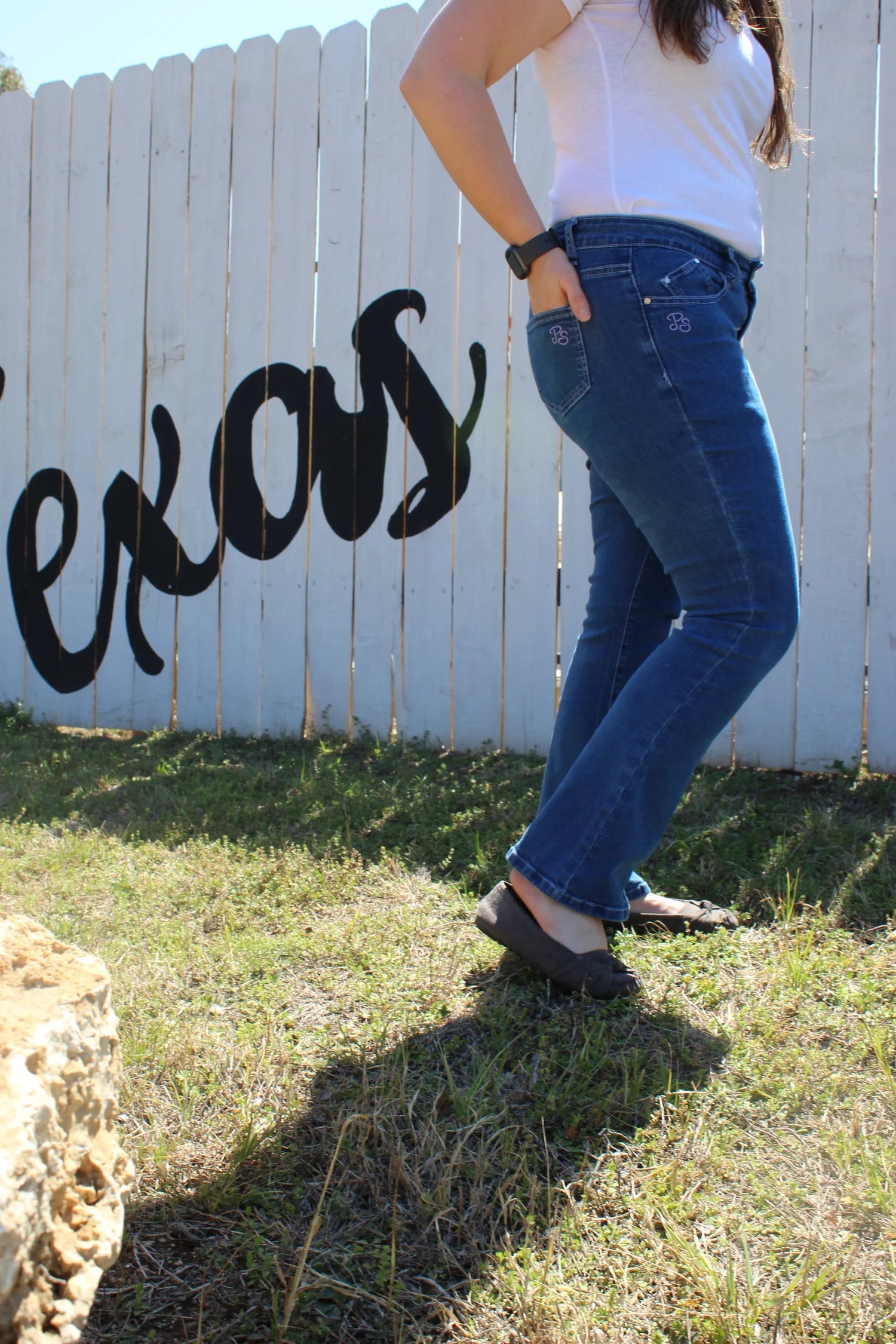 Addie Bootcut Jean for petite women dark wash